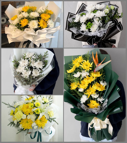 四川成都彭州市濛阳镇三王村白事花束代送